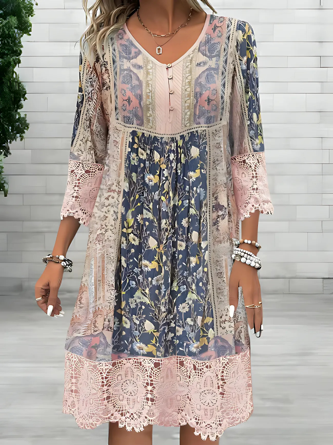 Tamara | Robe Bohème Luxe Flottante (Presque épuisée)