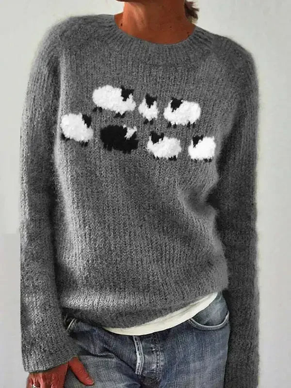 Barbara | Pull Rétro Élégant pour l'Hiver