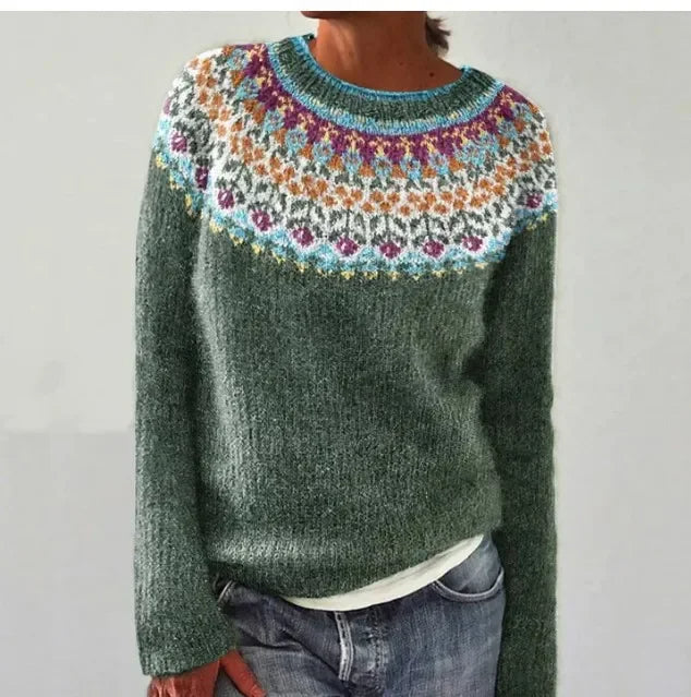 Helena | Pull Rétro Élégant pour l'Hiver
