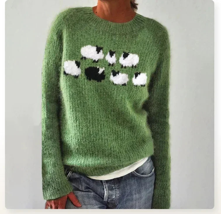 Melissa | Pull Rétro Élégant pour l'Hiver