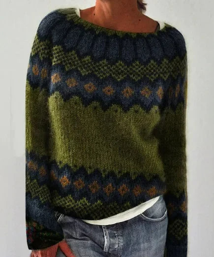 Stella | Pull Rétro Élégant pour l'Hiver