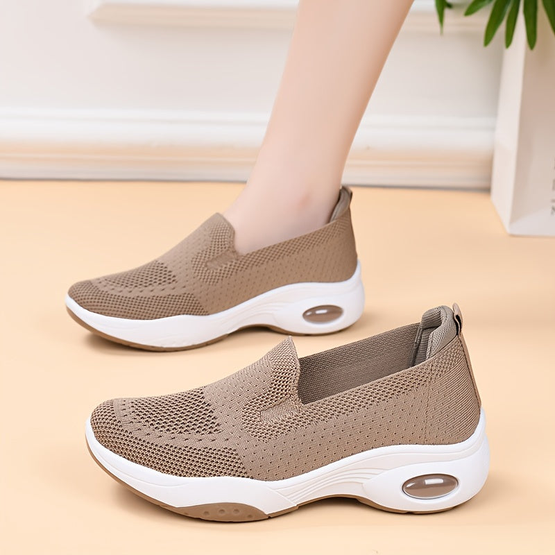 Soléane™ – Baskets slip-on respirantes avec soutien à coussin d’air