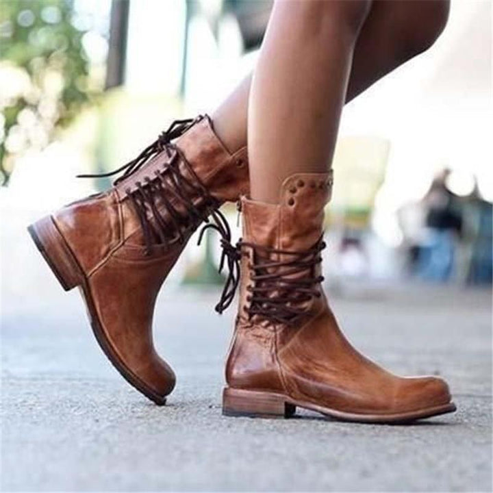 BREE™ | Bottes en Cuir Élégantes