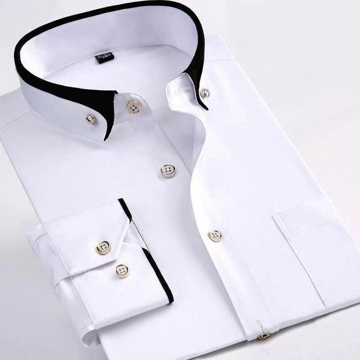 Michel™ | Chemise Classique à Manches Longues (1+1 GRATUIT)