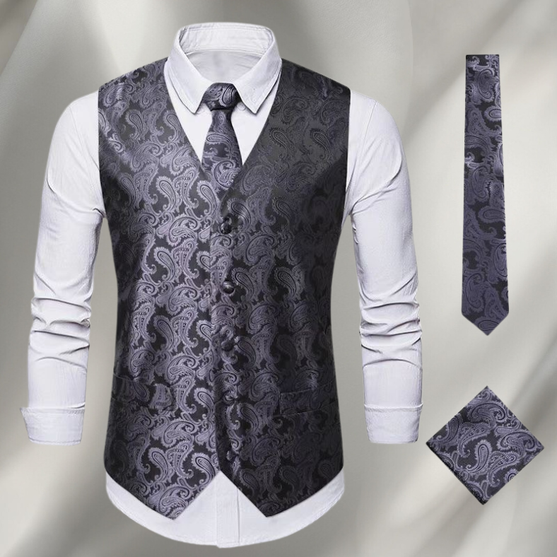 Axel™ | Gilet Vintage - Fêtes Élégantes