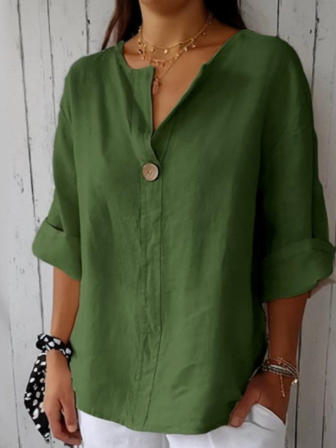 Aria | Blouse Détendue à Encolure en V