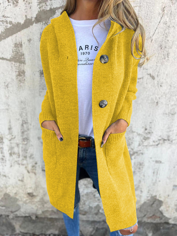 Christel | Élégant cardigan long en maille