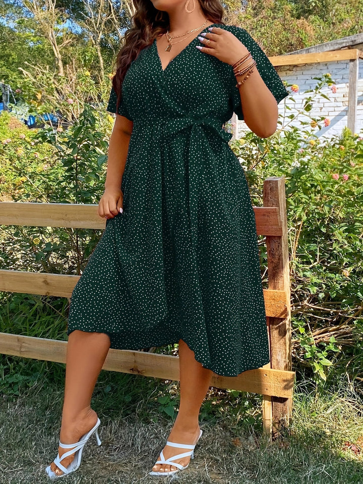 Vallet | Robe Grande Taille à Pois