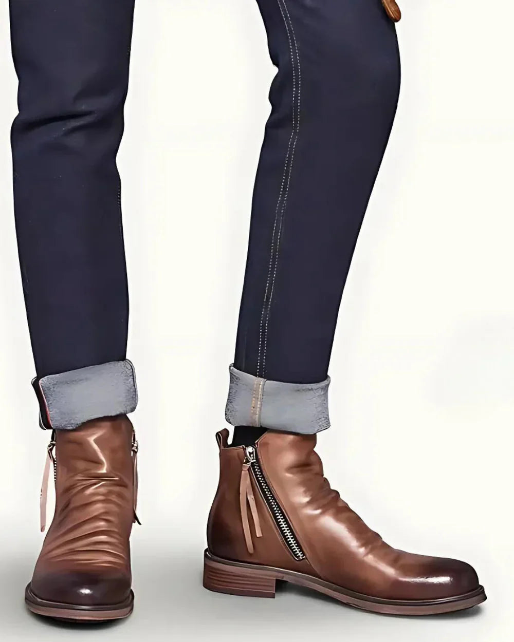 Fabrice™ - Bottines met Fermeture Éclair Latérale