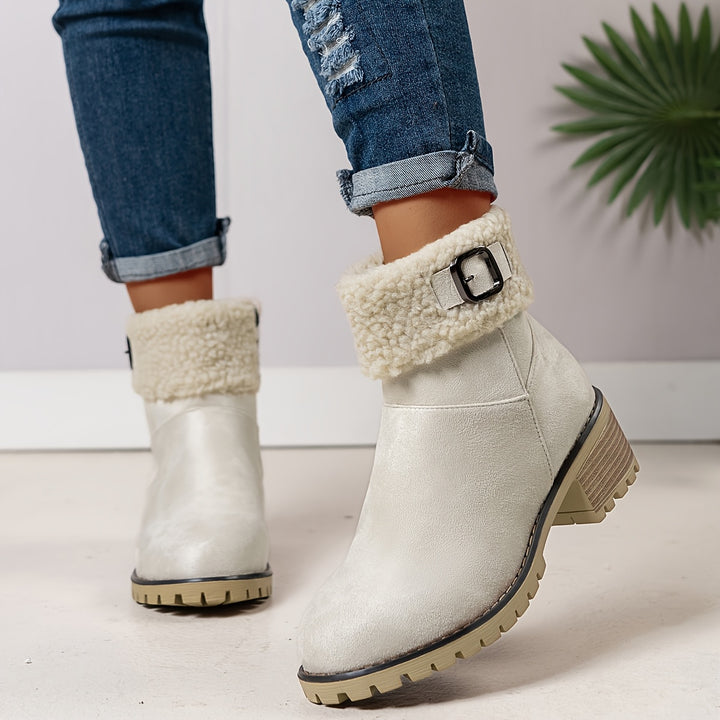 Ophélie | Bottines Hivernales Douces et Élégantes