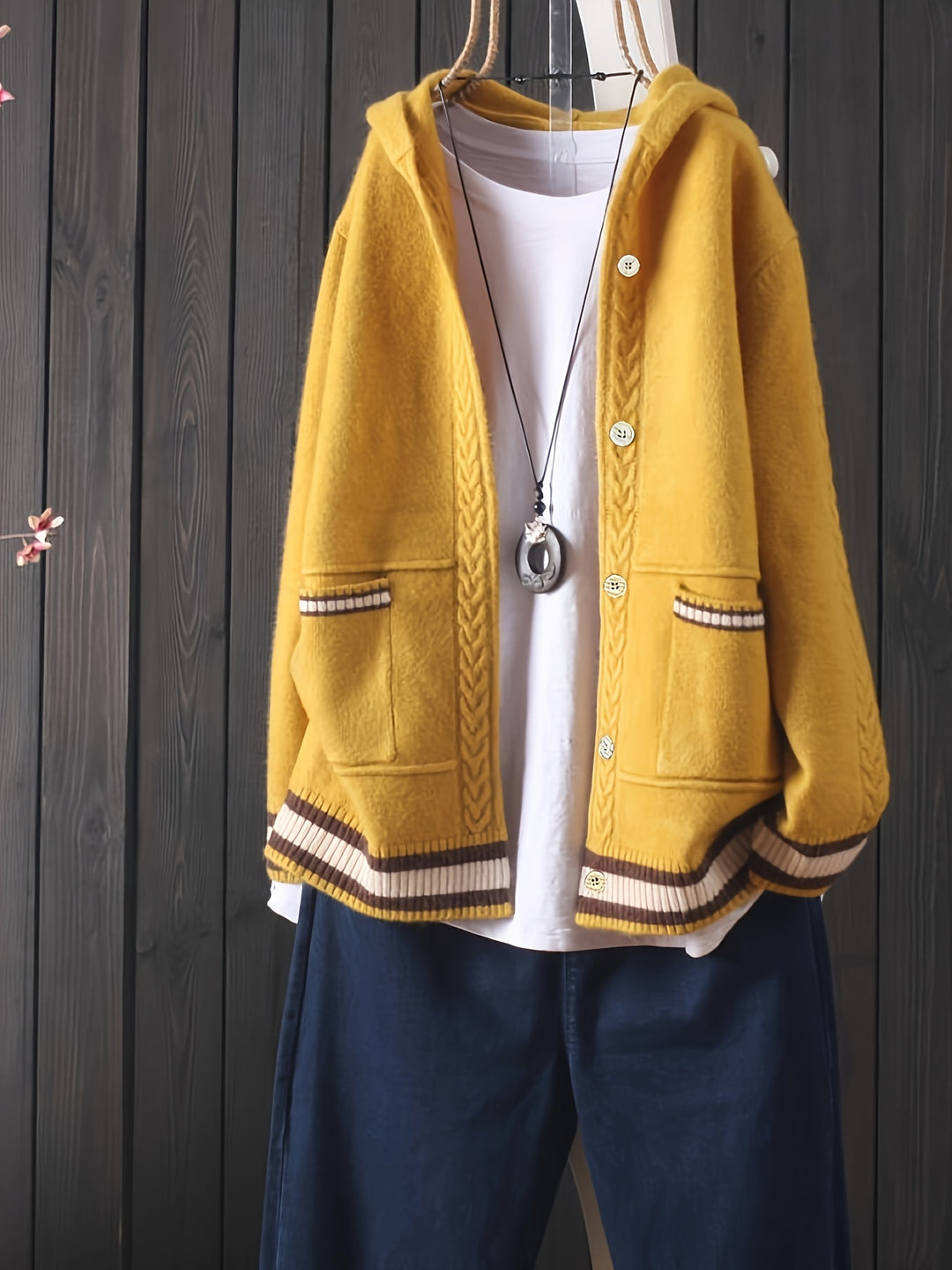 Sylvie | Sweat-cardigan à capuche