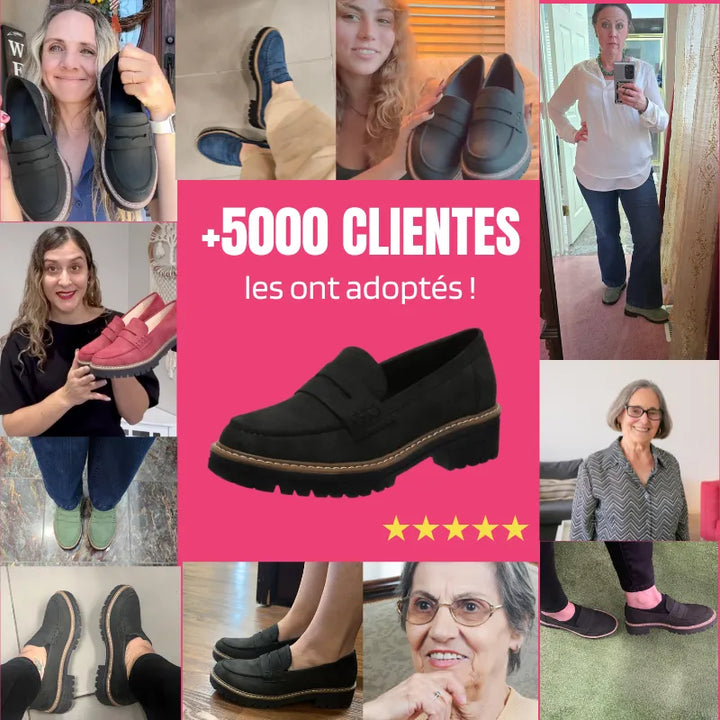 Maélis™ – Mocassins élégants à confort supérieur + semelles offertes