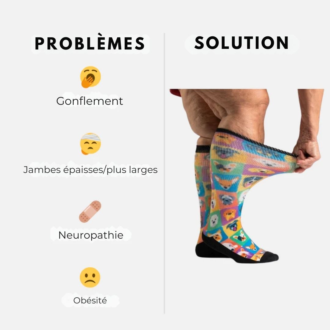 ComfortFlex - Chaussettes diabétiques