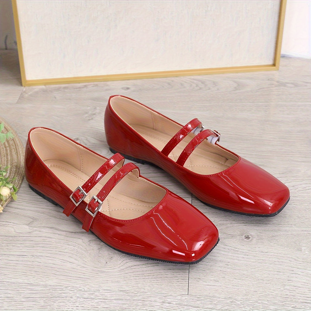 Béatrice™ | Ballerines à bride double – Élégance et confort absolu