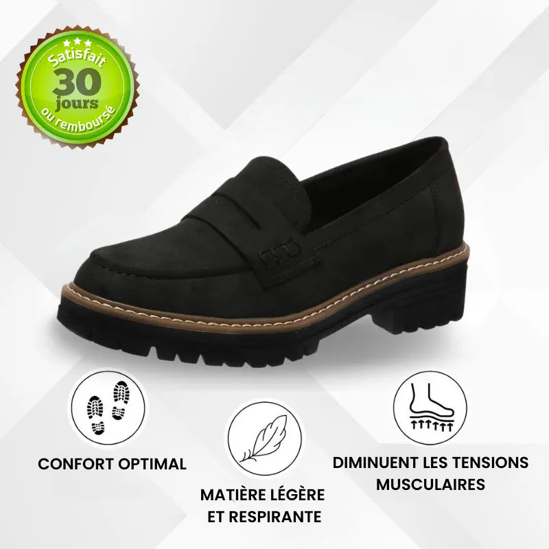Maélis™ – Mocassins élégants à confort supérieur + semelles offertes