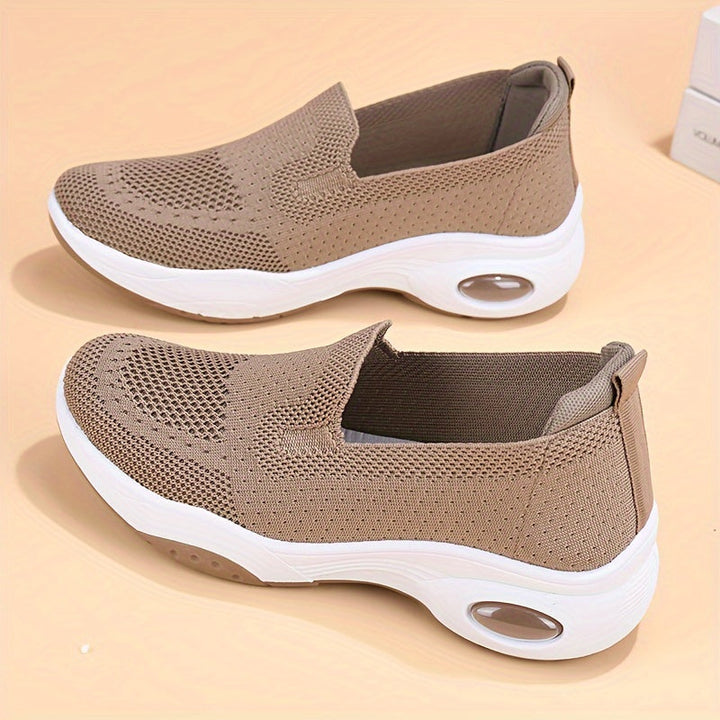Soléane™ – Baskets slip-on respirantes avec soutien à coussin d’air