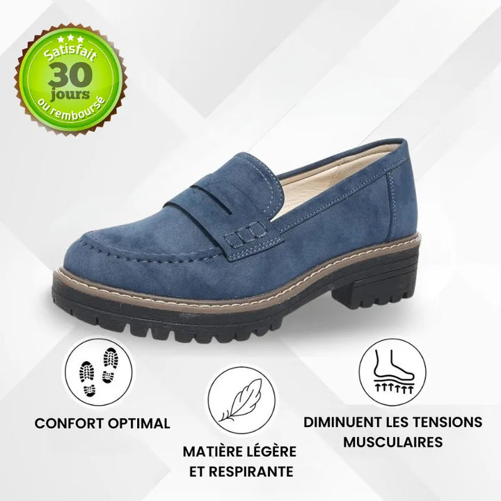 Maélis™ – Mocassins élégants à confort supérieur + semelles offertes