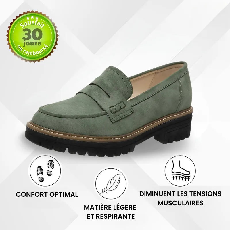 Maélis™ – Mocassins élégants à confort supérieur + semelles offertes