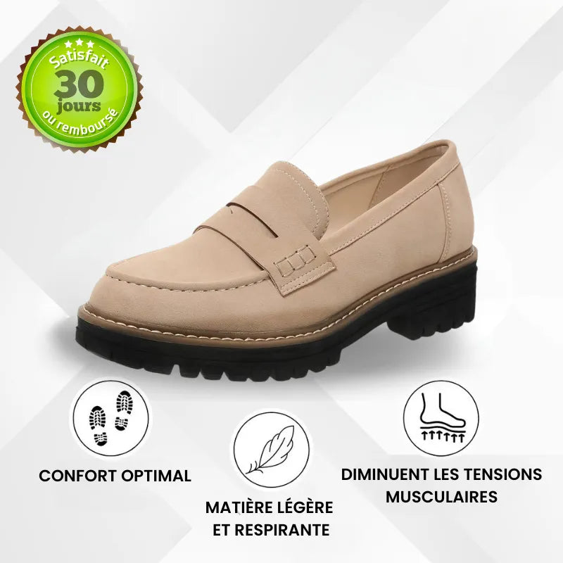 Maélis™ – Mocassins élégants à confort supérieur + semelles offertes