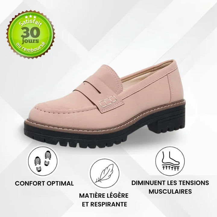 Maélis™ – Mocassins élégants à confort supérieur + semelles offertes