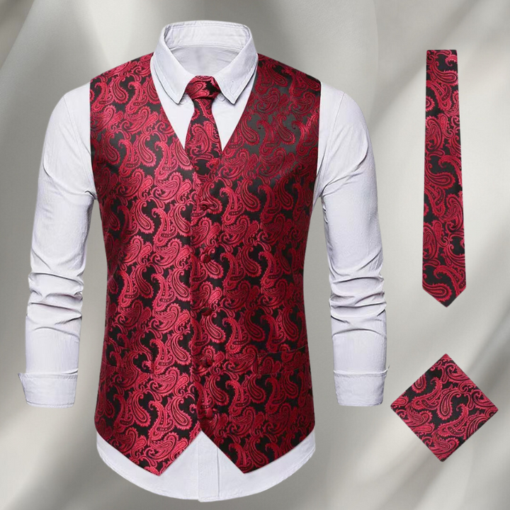 Axel™ | Gilet Vintage - Fêtes Élégantes