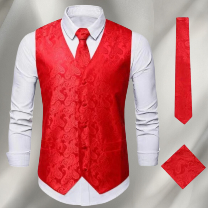 Axel™ | Gilet Vintage - Fêtes Élégantes
