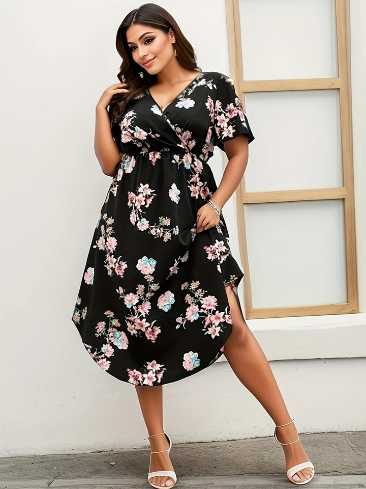 Louise | Robe Élégante avec Manches Papillon
