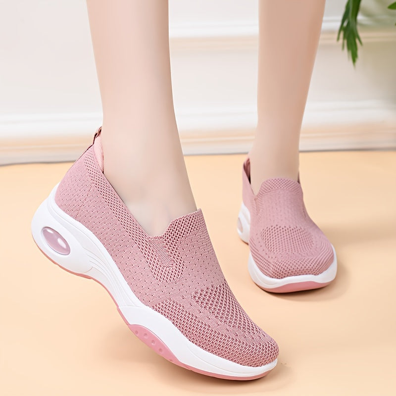 Soléane™ – Baskets slip-on respirantes avec soutien à coussin d’air