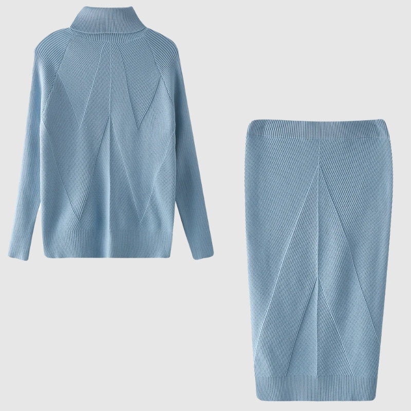 ARIELLE™ | Ensemble Tricot Deux Pièces Fleur