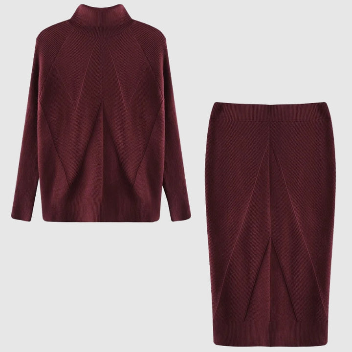 ARIELLE™ | Ensemble Tricot Deux Pièces Fleur