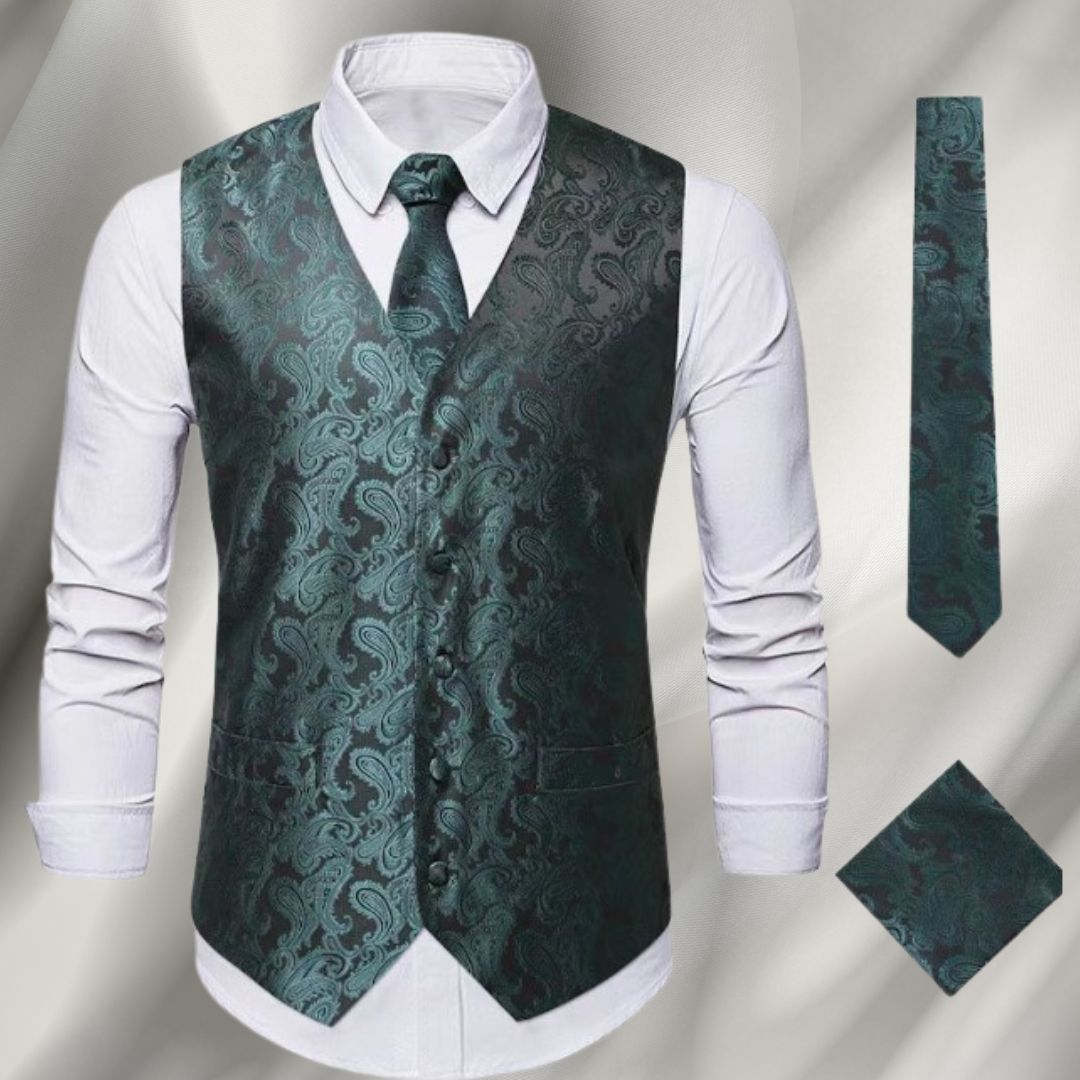 Axel™ | Gilet Vintage - Fêtes Élégantes