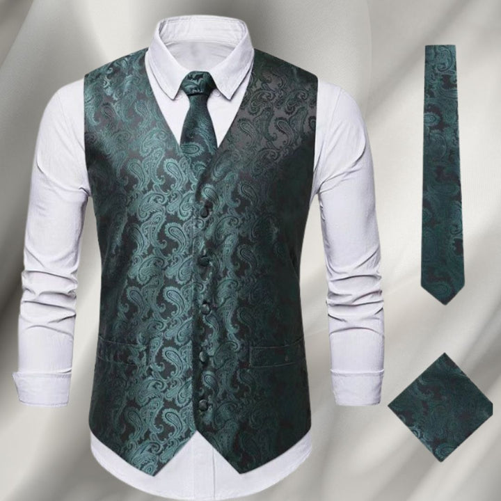 Axel™ | Gilet Vintage - Fêtes Élégantes