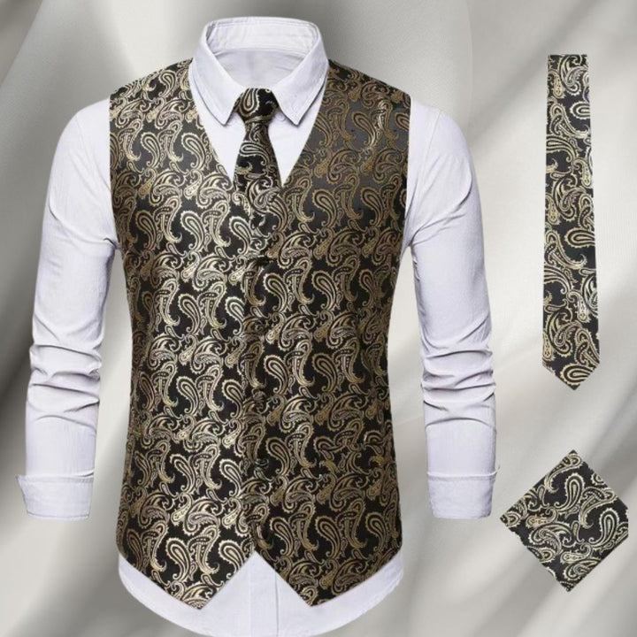 Axel™ | Gilet Vintage - Fêtes Élégantes