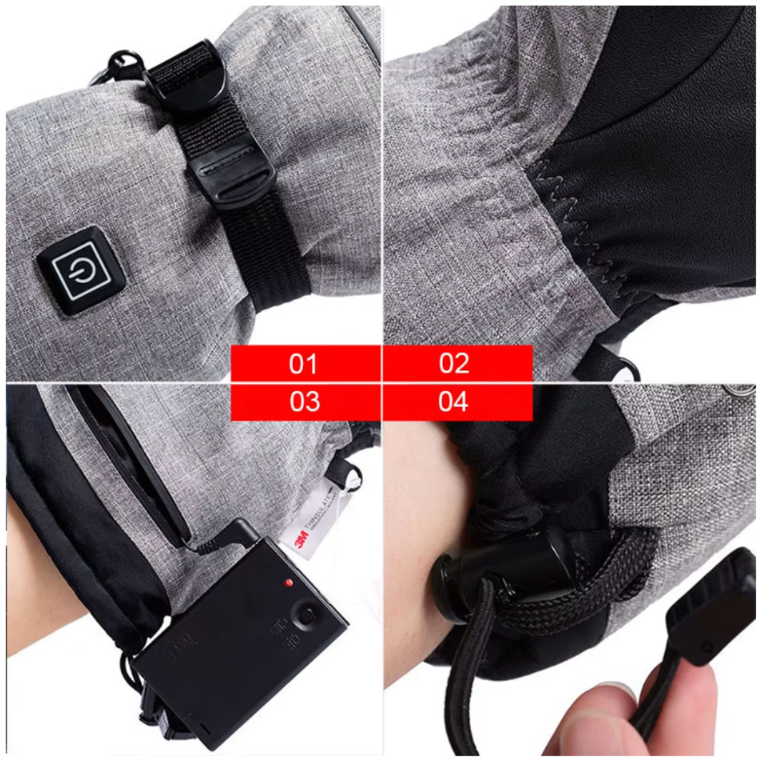 Gants Chauffants Électriques Thinsulate™ avec Isolation 3M