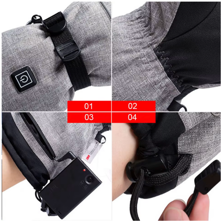 Gants Chauffants Électriques Thinsulate™ avec Isolation 3M