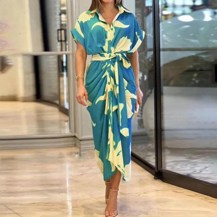 Amalia | Robe Maxi Luxe à Envelopper
