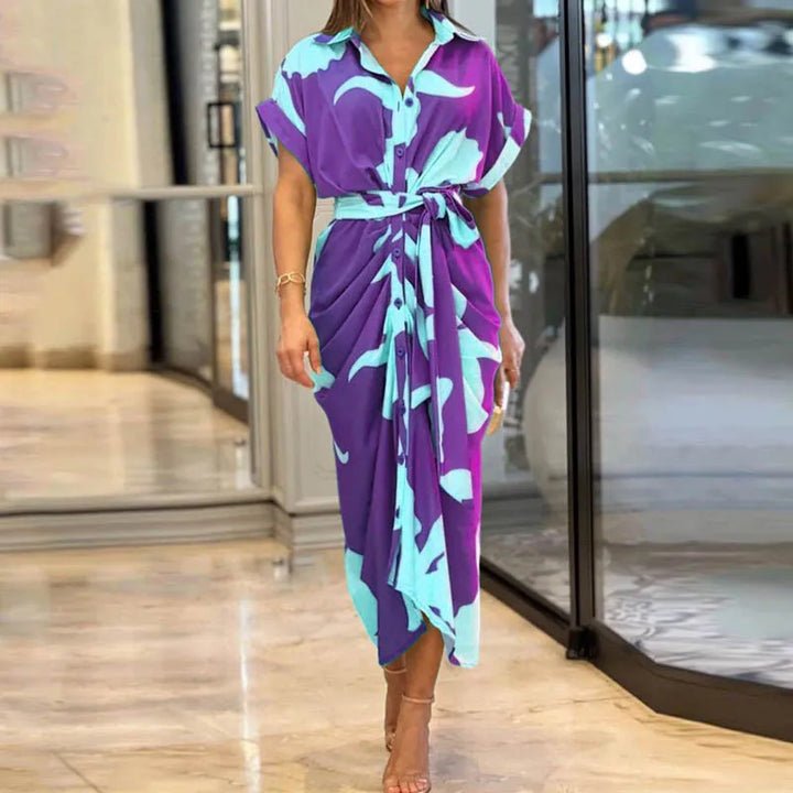 Amalia | Robe Maxi Luxe à Envelopper