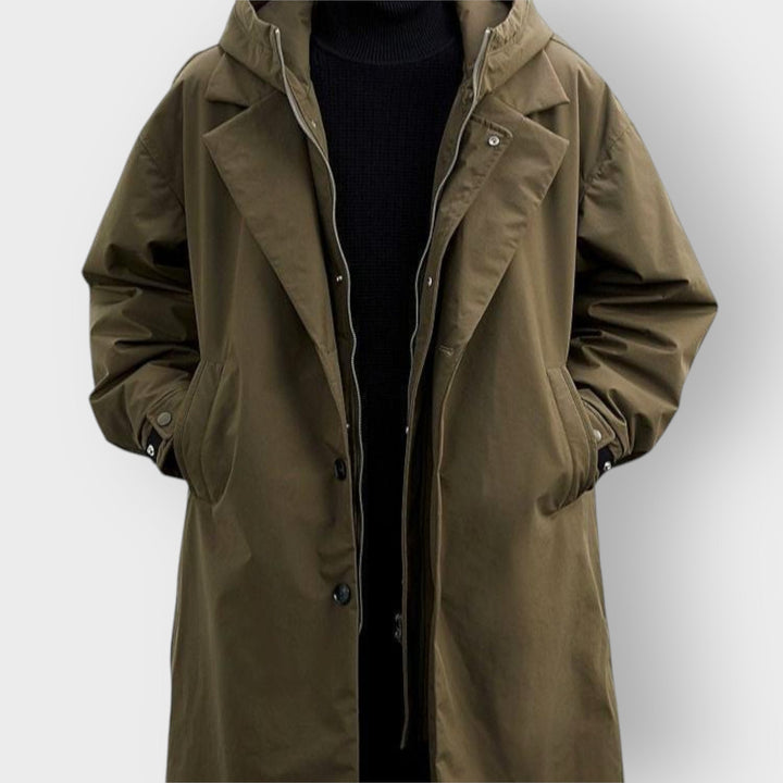 Luc™ - Manteau d'Hiver Long Élégant