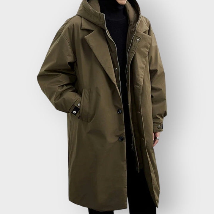 Luc™ - Manteau d'Hiver Long Élégant