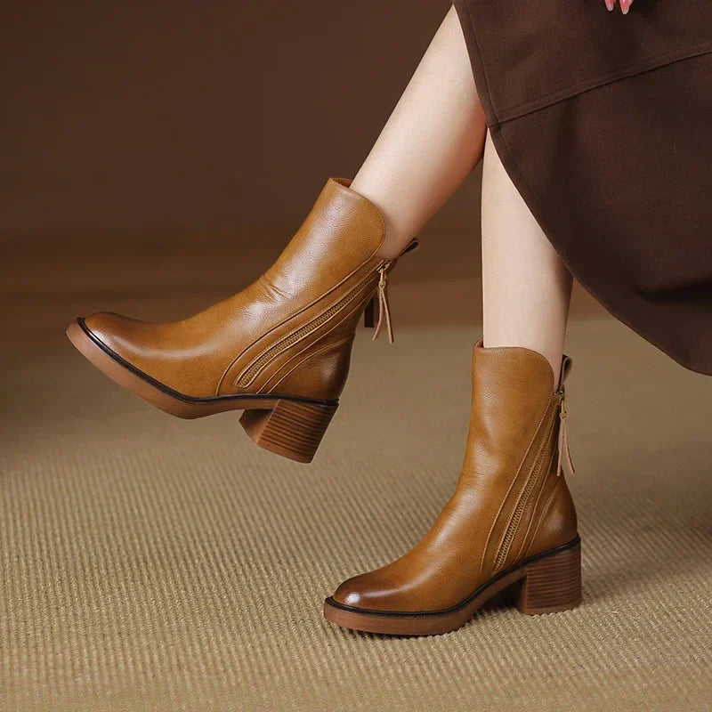 Élodie| Bottines en cuir