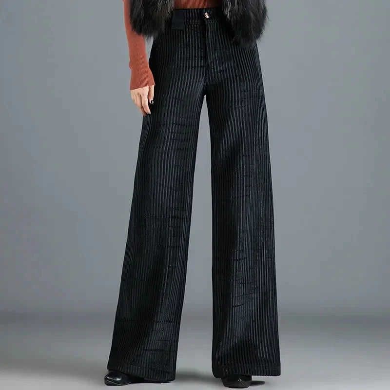 Estelle - Pantalon en Velours Côtelé pour Femmes