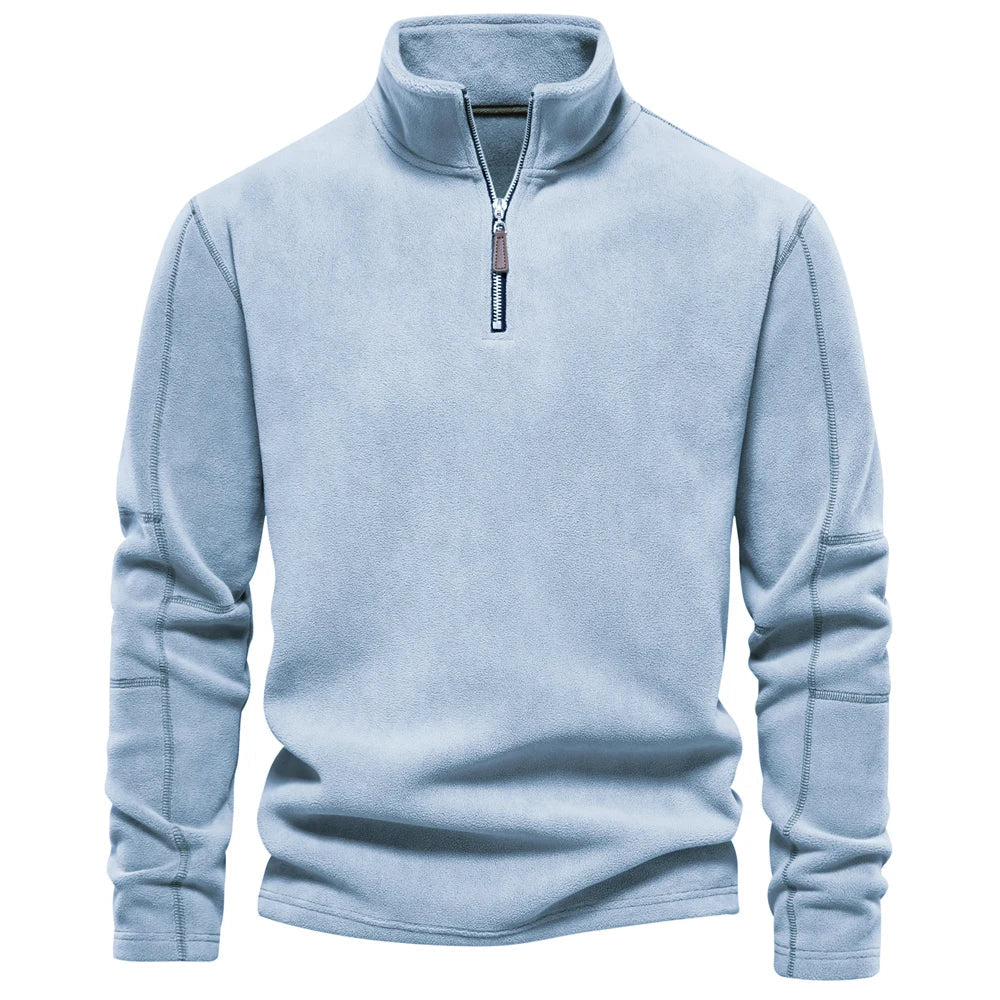 Emil | Pull Polaire Chaud avec Fermeture Éclair