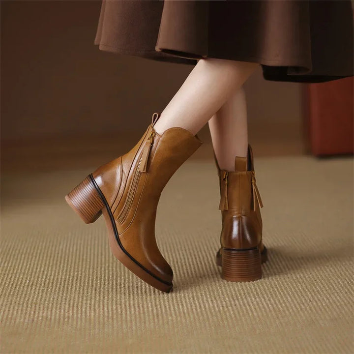 Élodie| Bottines en cuir