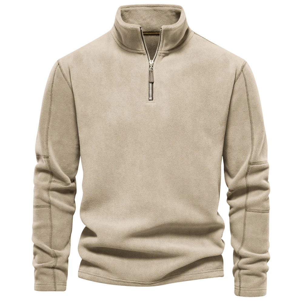 Emil | Pull Polaire Chaud avec Fermeture Éclair