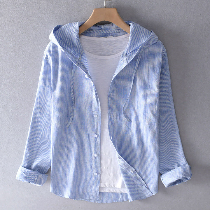 Elena | Blouse légère à capuche