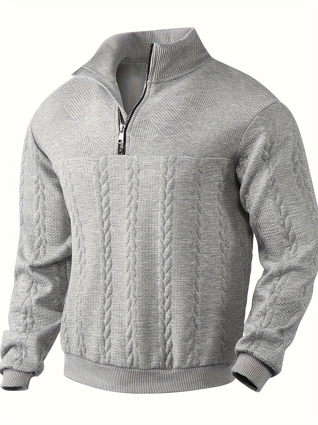 Benoît ™ | Pull vintage à fermeture éclair au design élégant