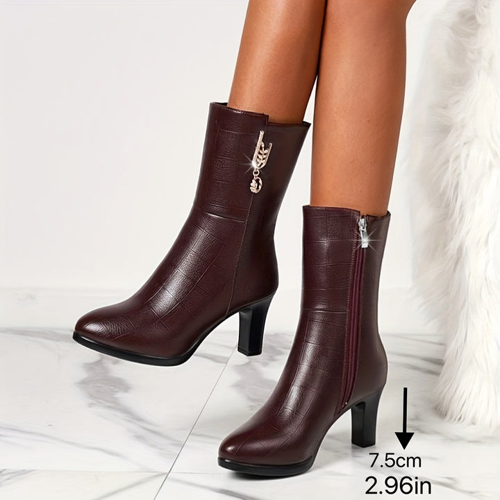 Ophélysse – Bottines Élégantes à Talon Confort