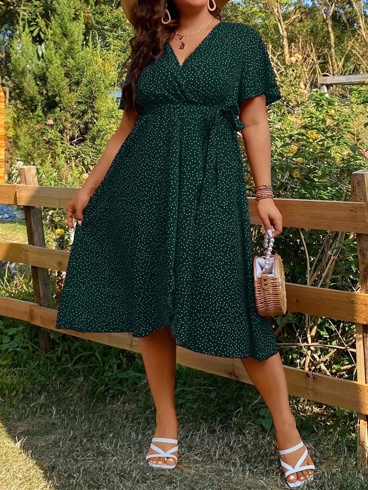 Vallet | Robe Grande Taille à Pois