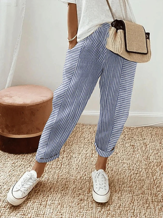 Lora | Pantalon Rayé