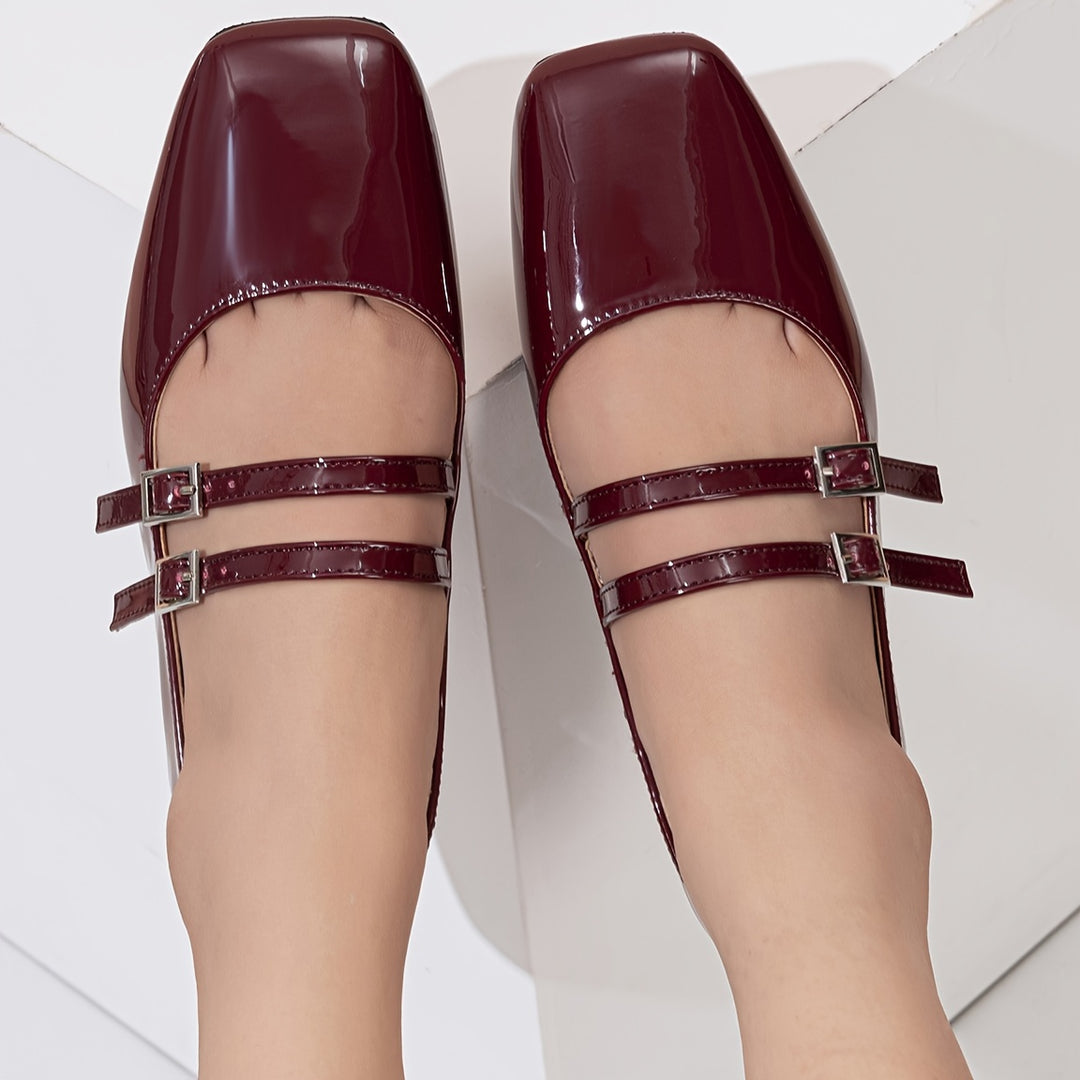 Béatrice™ | Ballerines à bride double – Élégance et confort absolu